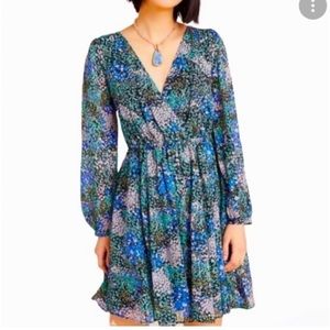 Maeve Anthropologie Floral Dress Long-sleeve | Size Small